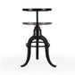 Iron Revolving Bar Stool By Homeroots | Bar Stools | Modishstore - 4