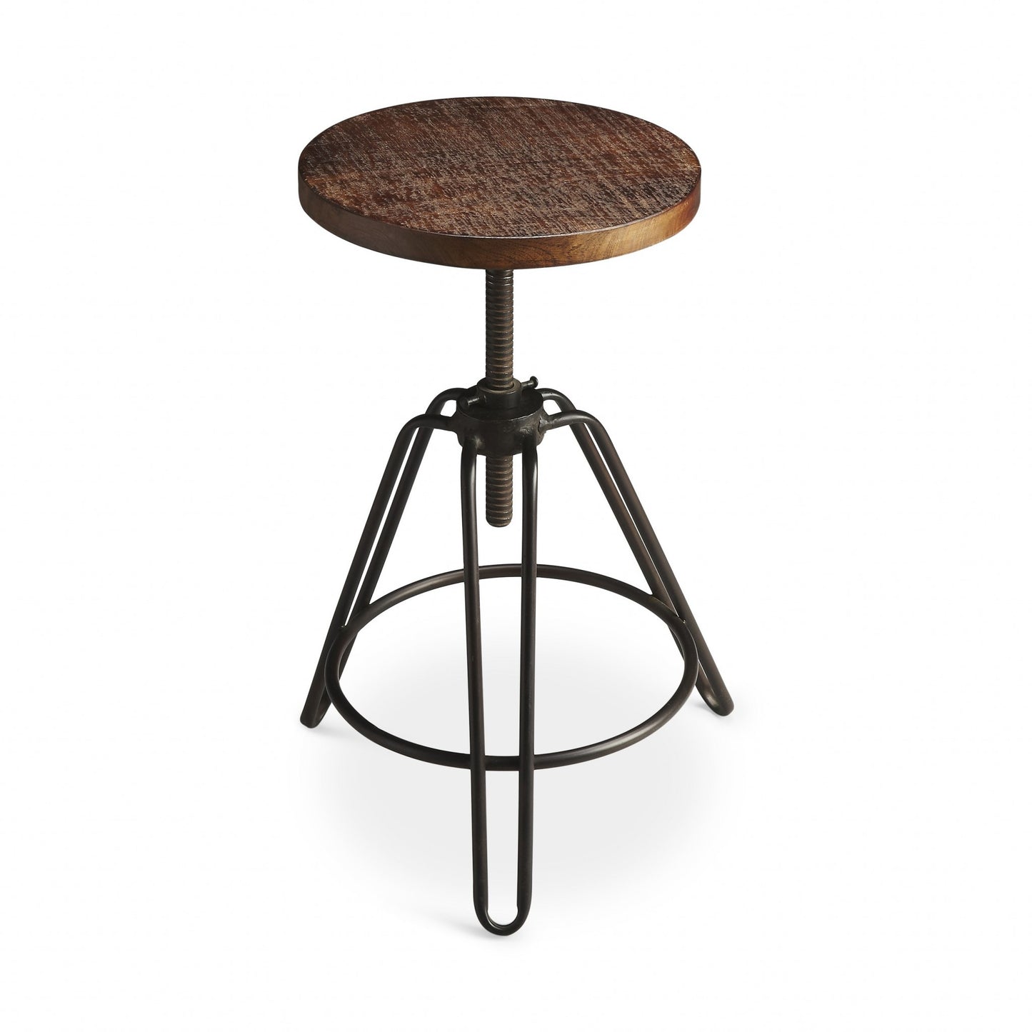 Modern Revolving Bar Stool By Homeroots | Bar Stools | Modishstore - 4