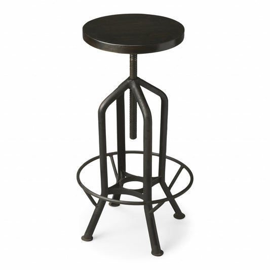 Metalworks Revolving Bar Stool By Homeroots | Bar Stools | Modishstore