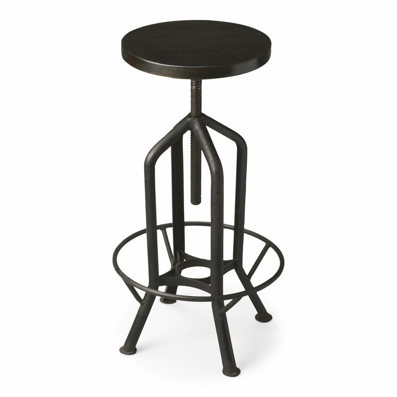 Metalworks Revolving Bar Stool By Homeroots | Bar Stools | Modishstore