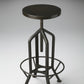 Metalworks Revolving Bar Stool By Homeroots | Bar Stools | Modishstore - 2