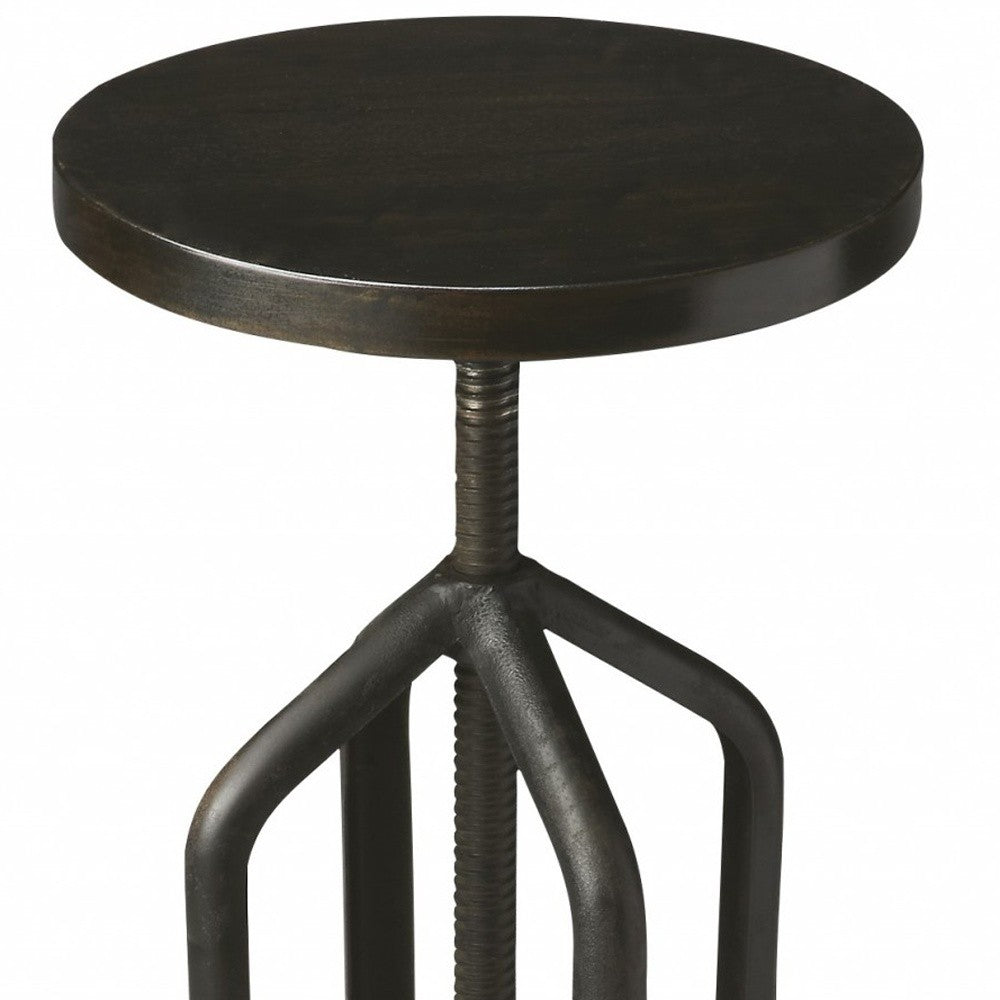 Metalworks Revolving Bar Stool By Homeroots | Bar Stools | Modishstore - 4