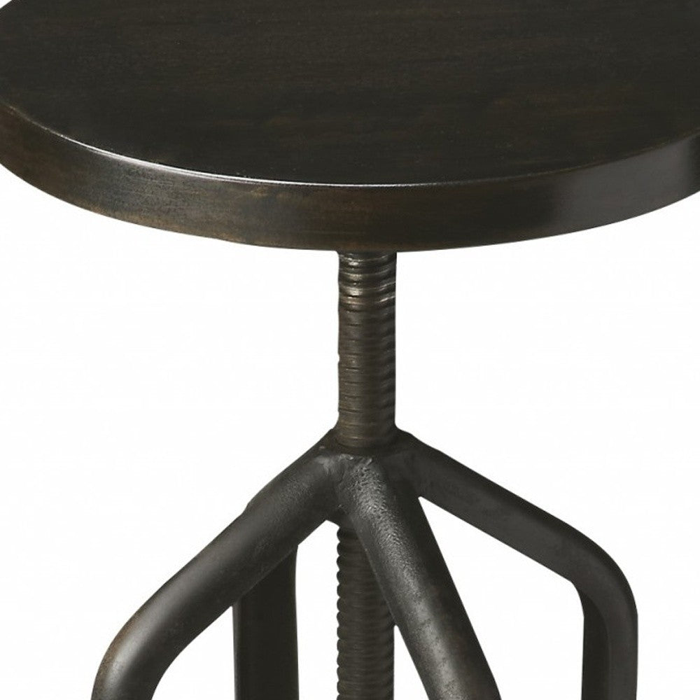 Metalworks Revolving Bar Stool By Homeroots | Bar Stools | Modishstore - 5