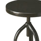 Black Iron Revolving Round Stool By Homeroots | Stools | Modishstore - 5