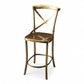 Antique Gold Bar Stool By Homeroots | Bar Stools | Modishstore