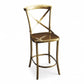 Antique Gold Bar Stool By Homeroots | Bar Stools | Modishstore - 3