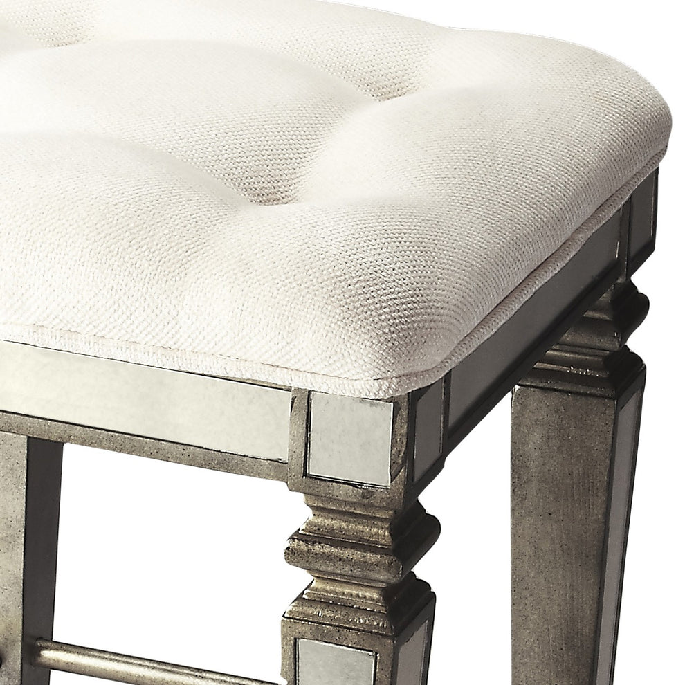 Antique Mirror Bar Stool By Homeroots | Bar Stools | Modishstore - 2