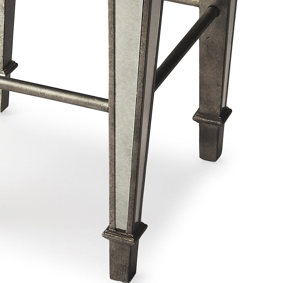 Antique Mirror Bar Stool By Homeroots | Bar Stools | Modishstore - 3