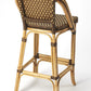 Brown And Beige Rattan Bar Stool By Homeroots | Bar Stools | Modishstore - 2