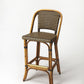 Brown And Beige Rattan Bar Stool By Homeroots | Bar Stools | Modishstore - 8
