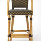 Dark Brown And Beige Rattan Bar Stool By Homeroots | Bar Stools | Modishstore - 3