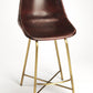 Loft Leather Bar Stool By Homeroots | Bar Stools | Modishstore - 2