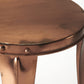 Rustic Copper Backless Bar Stool By Homeroots | Bar Stools | Modishstore - 2
