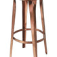 Rustic Copper Backless Bar Stool By Homeroots | Bar Stools | Modishstore - 3