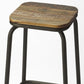 Industrial Chic Bar Stool By Homeroots | Bar Stools | Modishstore - 3
