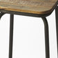 Industrial Chic Bar Stool By Homeroots | Bar Stools | Modishstore - 4