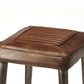 Brown Leather Bar Stool By Homeroots | Bar Stools | Modishstore - 3