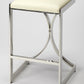 Silver Plated Counter Stool By Homeroots | Counter Stools | Modishstore