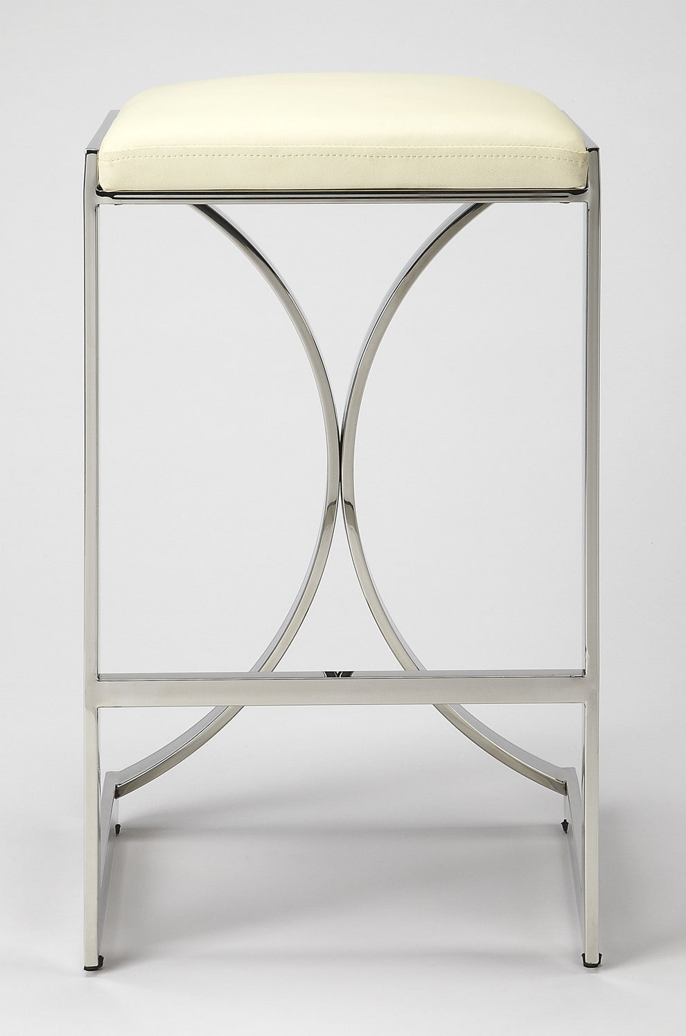 Silver Plated Counter Stool By Homeroots | Counter Stools | Modishstore - 3