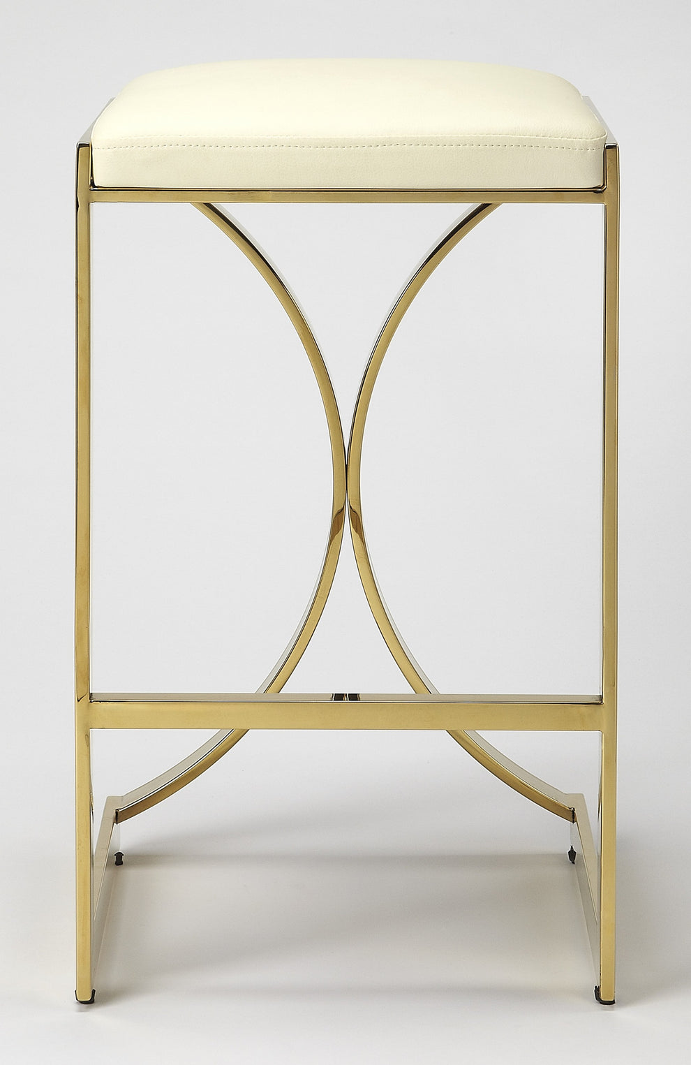Gold Plated Counter Stool By Homeroots | Counter Stools | Modishstore - 3