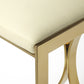 Gold Plated Counter Stool By Homeroots | Counter Stools | Modishstore - 4