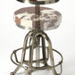 Hair On Hide Iron Bar Stool By Homeroots | Bar Stools | Modishstore - 3