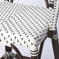 White And Chocolate Rattan Counter Stool By Homeroots | Counter Stools | Modishstore - 2