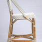 White And Tan Beige Rattan Counter Stool By Homeroots | Counter Stools | Modishstore - 4