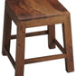 Loft Brown Solid Wood Stool By Homeroots