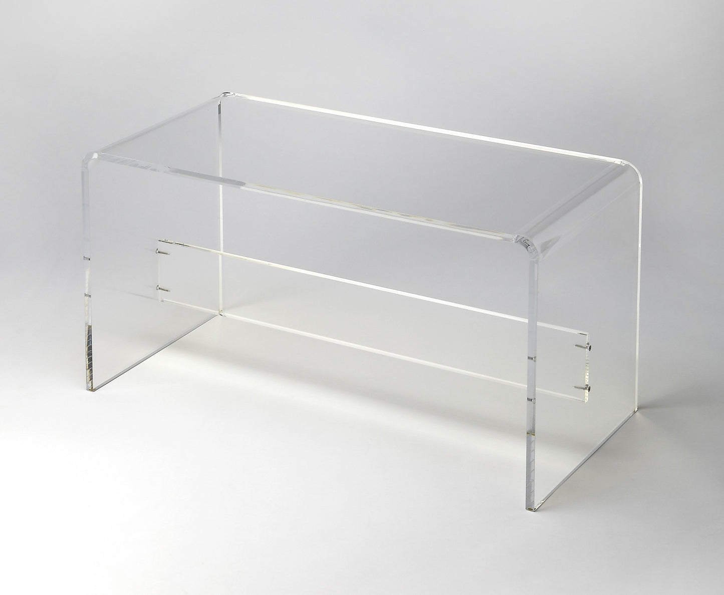 Modern Chic Acrylic Bench By Homeroots | Benches | Modishstore