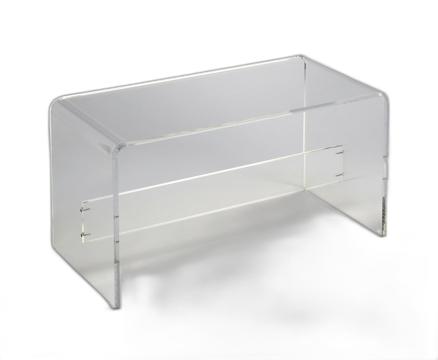 Modern Chic Acrylic Bench By Homeroots | Benches | Modishstore - 2
