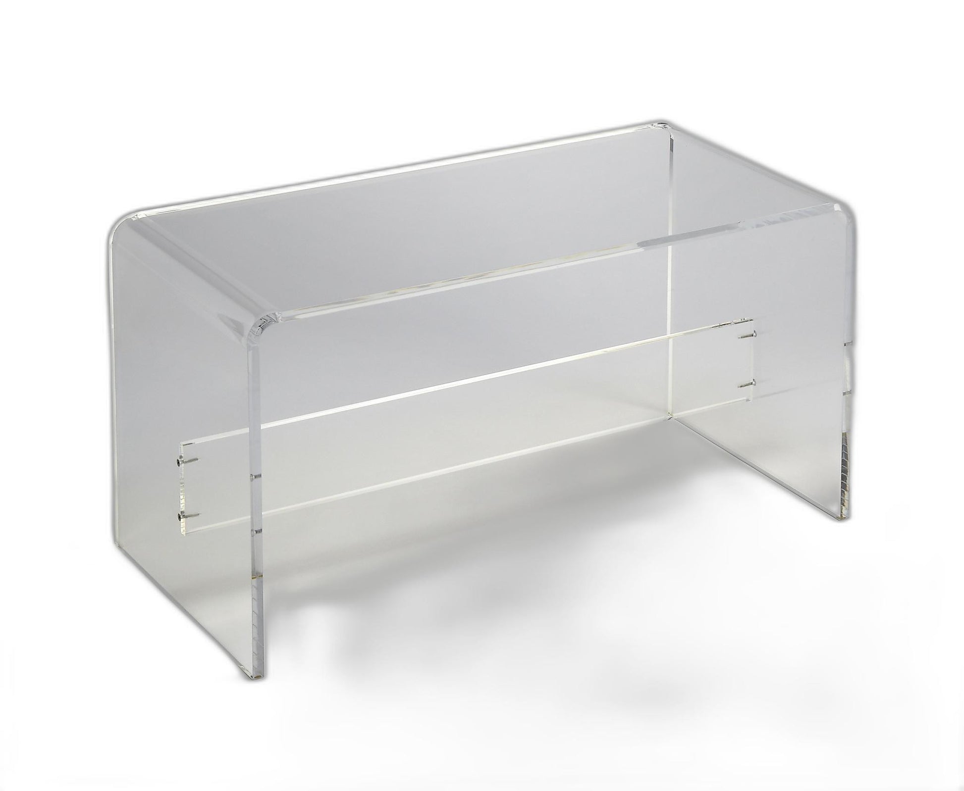 Modern Chic Acrylic Bench By Homeroots | Benches | Modishstore - 2