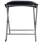 Modern Black Leather Stool By Homeroots | Stools | Modishstore - 3