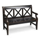 Modern Rustic Black Bench By Homeroots | Benches | Modishstore - 2