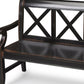 Modern Rustic Black Bench By Homeroots | Benches | Modishstore - 4