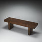 Modern Chunky Solid Wood Bench By Homeroots | Benches | Modishstore - 6