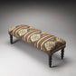 Jute Upholstered Bench By Homeroots