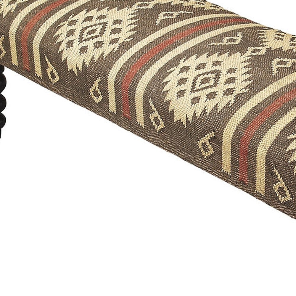 HomeRoots Jute Upholstered Bench - Thumbnail 5