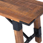 Mod Industrial Rustic Wood Bench By Homeroots