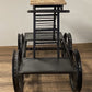 Rustic Black Rail Car Bar Cart By Homeroots | Bar Carts | Modishstore - 2