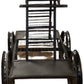 Rustic Black Rail Car Bar Cart By Homeroots | Bar Carts | Modishstore - 7