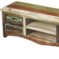 Decatur Recycled Wood Entertainment Console By Homeroots | TV Stands | Modishstore - 3