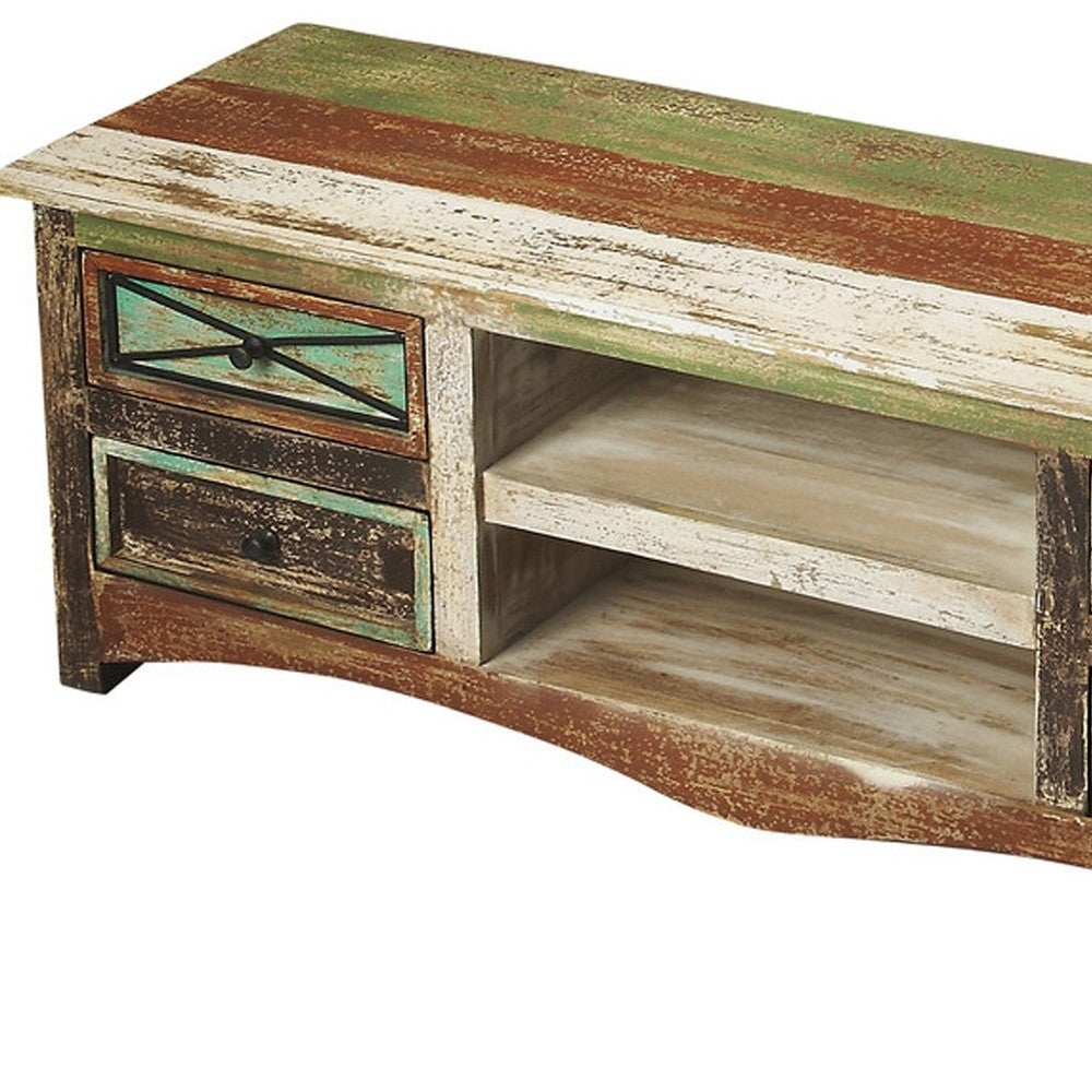 Decatur Recycled Wood Entertainment Console By Homeroots