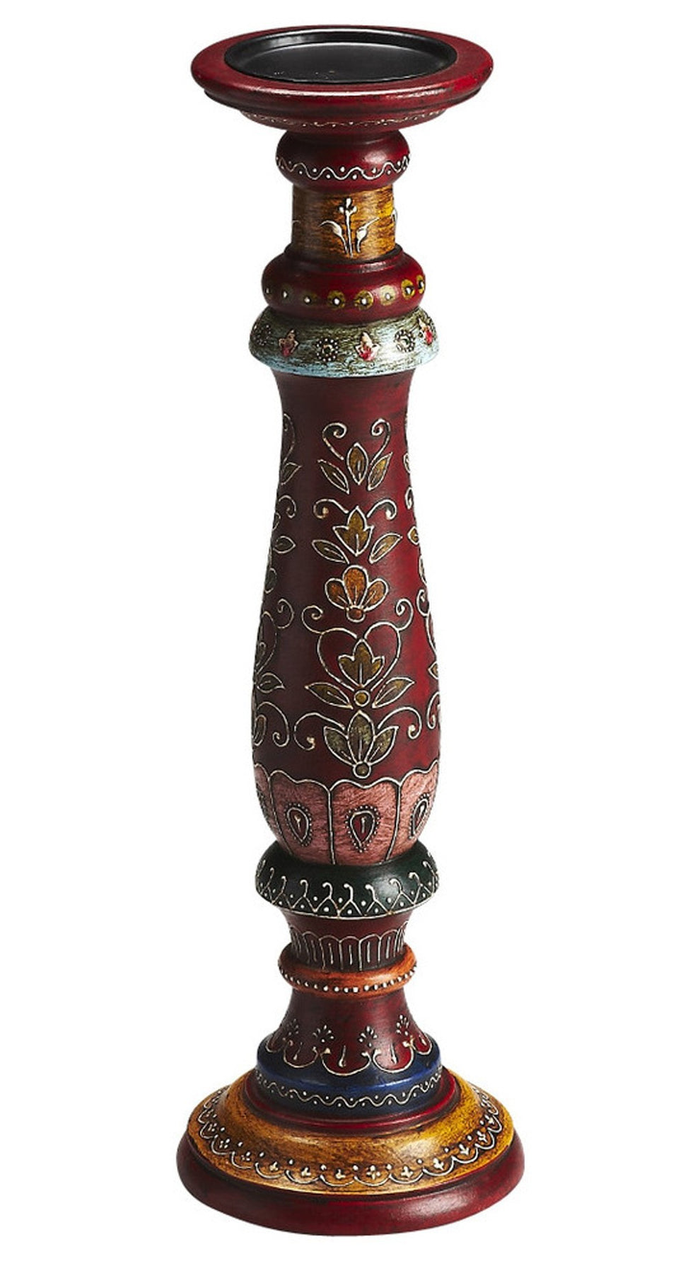 Hand Painted Candle Holder By Homeroots | Candle Holders | Modishstore - 3