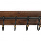 Glendo Iron & Wood Wall Rack By Homeroots | Shelves & Shelving Units | Modishstore