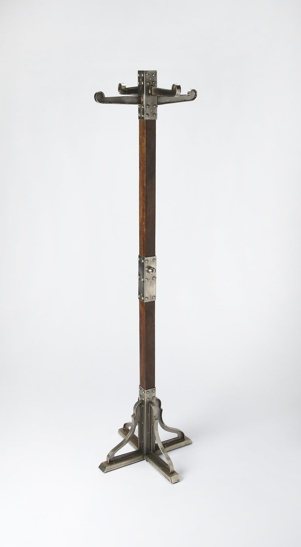 Carston Industrial Chic Coat Rack By Homeroots | Coat Racks | Modishstore - 3