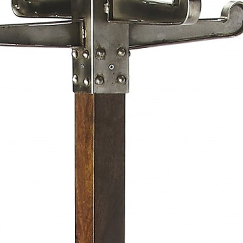 Carston Industrial Chic Coat Rack By Homeroots | Coat Racks | Modishstore - 6