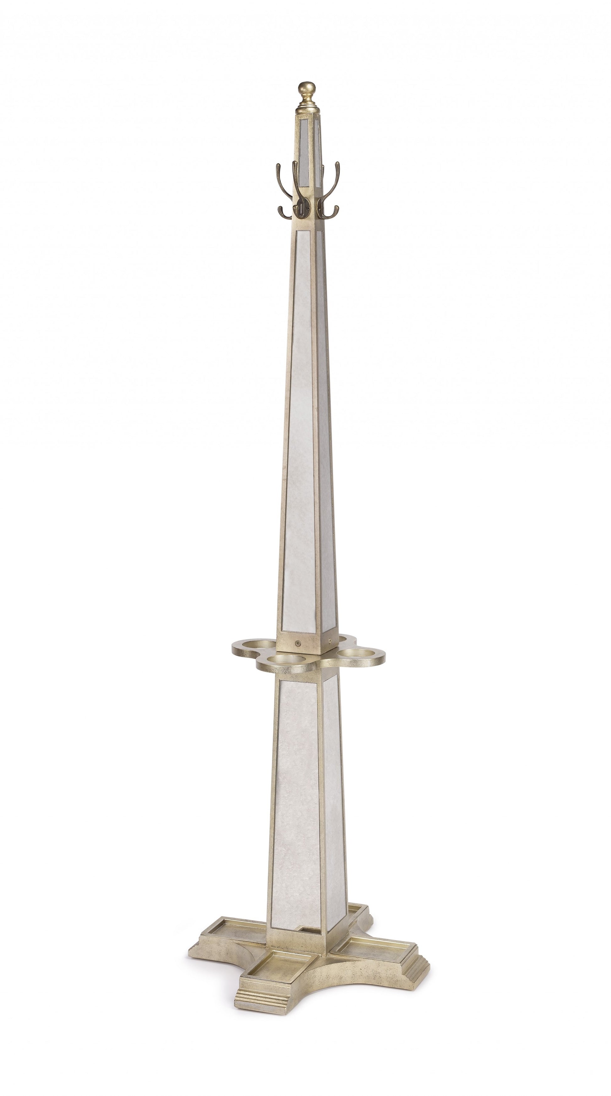 Farum Mirrored Coat Rack By Homeroots | Coat Racks | Modishstore - 2