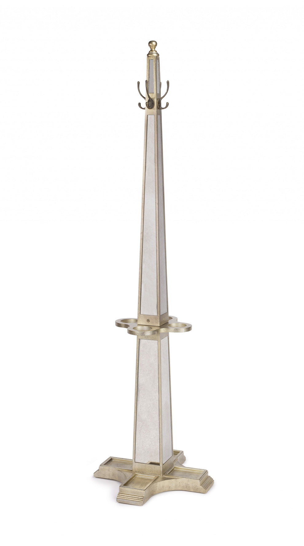 Farum Mirrored Coat Rack By Homeroots | Coat Racks | Modishstore - 2