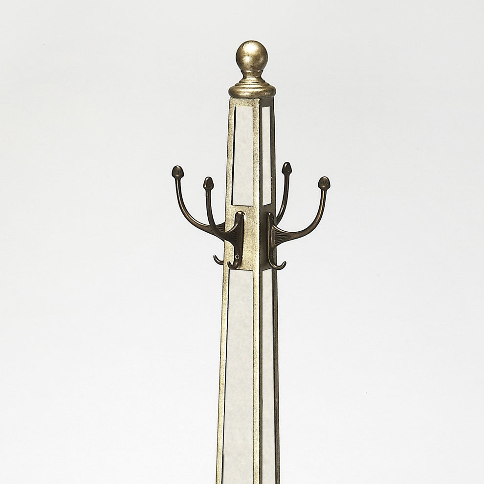 Farum Mirrored Coat Rack By Homeroots | Coat Racks | Modishstore - 3